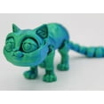 thumbnail image 2 of Clever Contraption Jumbo Articulated Fidget Kitten – 3D Printed Cat Stress Reliever for Ages 6+ | Novelty Animal Gag Gift, 2 of 10