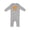 AC-Heather Grey, variant on My 1st Halloween Cute Pumpkin with Bow Baby Romper Coveralls