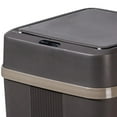 thumbnail image 7 of Touchless Trash Can W/ Lid Battery Operated Modern Rubbish Can for Household Bathroom - Grey, 7 of 7