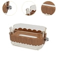 thumbnail image 6 of DOMELAY Tissue Paper Box Cover Desk Toilet Paper Organizer for Bathroom Laundry Room Coffee, 6 of 9