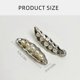 thumbnail image 3 of Women's Fashion Drop Ear Studs Jewelry Metal Plated Dangle Earrings in Pea Style with Vintage Imitation Pearls, 3 of 4