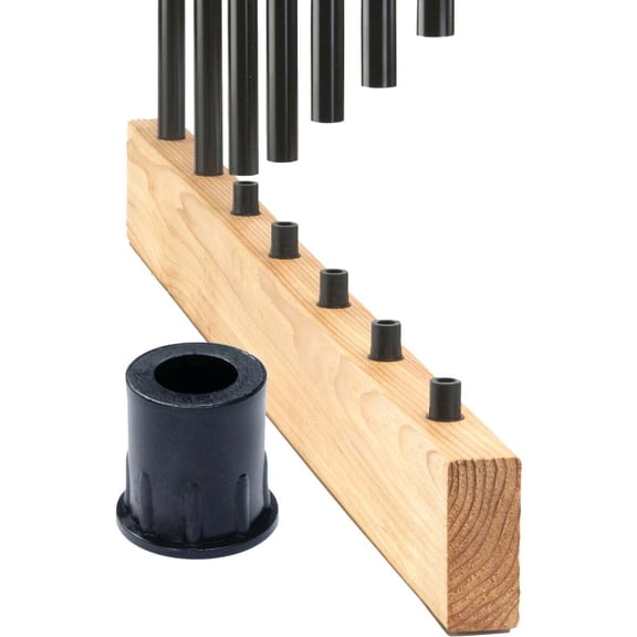 Deckorators Black Plastic Classic Baluster Connector (20-Pack) 74815