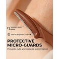 thumbnail image 5 of Dermaplane razor for Women – Gentle face razors women & eyebrow Kit Peach Fuzz Removal, Safe Protective Blade, Painless Facial Hair Remover Exfoliating Tool, Pink,12-Pack, 5 of 5