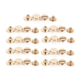 thumbnail image 4 of 5 Sets 5/6.5/8mm Brass Studs for Leather Rivet Belt DIY Gold Made of  Brass Sturdy and  Suitable for Luggage Home Textiles Shoes Easy to Use and Clean, 4 of 7