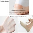 thumbnail image 4 of 5 Pairs Invisible Ice Silk Breathable Socks,No Show Socks Ultra Low Cut Liner Socks Non Slip Hidden for Womens sock, 4 of 5