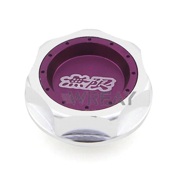 Mugen Fuel Tank Cap Aluminum Car Styling Engine Fuel Filler Muffler Cover For Honda Civic Fit Accord CR-V XR-V Vezel~4224