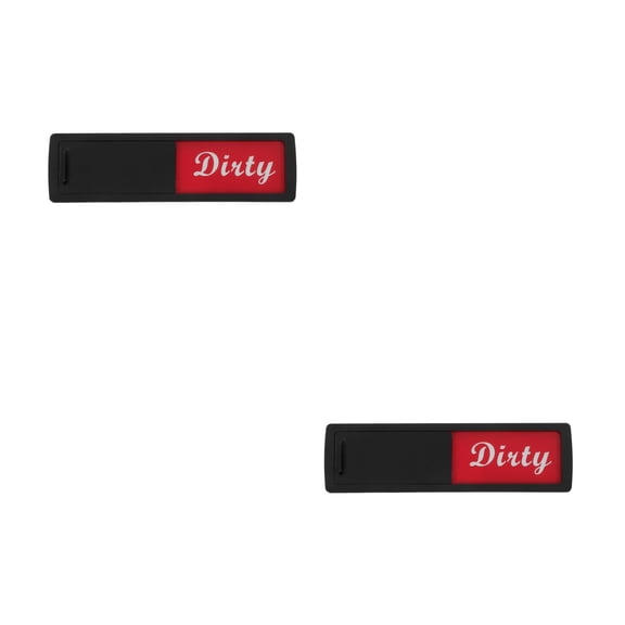 WORGEOUS 2pcs Dishwasher Clean Magnet Dirty Clean Dishwasher Magnet Household Dishwasher Accessory Dirty Clean Dishwasher Magnet Dish Washer Sign Household Clean Dirty Sign Magnet