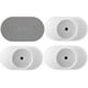 thumbnail image 1 of 4 Pack Baby Gate Wall Protector, Protect Walls & Doorways for Pet & Dog Gates, Pressure Mounted on Stair Gate, No Screw Need, 1 of 4