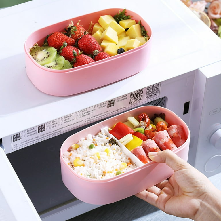 1100ML Lunch Box For Kids School Adults Office Wheat Straw Microwave Picnic  Storage Portable Big Bento Box With Spoon Chopsticks