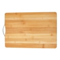 thumbnail image 4 of 2-sides Bamboo Wooden Chopping Board Home Kitchen Fruits Meat Vegetable Slicing Cooking Board, 4 of 8