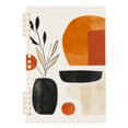thumbnail image 7 of FORMRS 1-Subject Spiral Notebook 8" x 5" College Ruled 60 Refillable Sheet A5 Hard Cover, White Abstract Shapes, 7 of 7