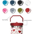 thumbnail image 4 of Love Tumbler 30 oz Valentine''s Day Flip Tumbler with lid and Straw,Valentine''s Day CoffeeTravel Mug Cup Water Botter,Valentine''s Day Gifts for Women,Valentine''s Day Stuff Decor Accessories, 4 of 6