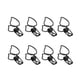 thumbnail image 1 of Clips De Encuadernación De Alambre, 100 Piezas Abrazaderas De Encuadernación De Metal De Sujeción Fuerte Metal Resistente Multiusos Para Papel, 1 of 8