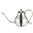 thumbnail image 4 of Hervidor de café de acero inoxidable con cuello de cisne, duradero y estilo clásico plata, 4 of 9