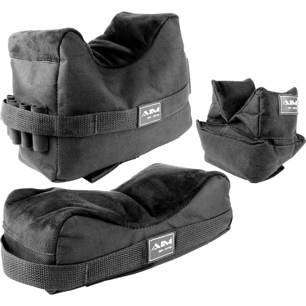 Aim Sports ASKSB Front and Rear Shooting Bags, Shooting Support, 3 Bag Set