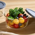 thumbnail image 2 of Mainstays Round Glass Food Storage Container with PE Lid 920ml, 2 of 8