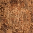 thumbnail image 1 of Ahgly Company Indoor Square Oriental Orange Industrial Area Rugs, 4' Square, 1 of 4