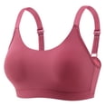 thumbnail image 4 of Everyday Bras for Women Womens Compression Sports Bra The Running Girl Sports Bra Lift Bras for Women Push up Women Bra Strapless Sports Bra Padded 36c Bras for Women Push up Low Back Bras Watermelon, 4 of 4