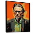 thumbnail image 2 of Designart "Olive Oldman In Pop Art Portrait II" Woman Pop Art Floater Framed Wall Decor, 2 of 5