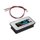 thumbnail image 1 of Voltímetro de 7-100V, medidor de voltaje, , probador Digital, medidor de temperatura profesional, probador de batería para cicleta y coche B Alarma de temperatura IPX7, 1 of 8