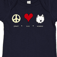 thumbnail image 4 of Inktastic Peace Love Westies Boys or Girls Baby Bodysuit, 4 of 5