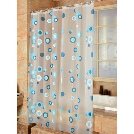 Topcobe Interval Blinds Thick Peva Green Bathroom Shower Curtains