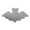 Gray, variant on Plush Bat Shaped Throw Pillow – 18x12 Inch Soft Fuzzy Decorative Cushion for Sofa Bed Kids Room Nursery, Halloween & Everyday Decor, Pink