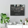 thumbnail image 2 of Scripture Walls  The Cross 1 Corinthians 1:18 Bible Verse Canvas Christian Wall Art Ready to Hang Unframed, 2 of 16
