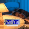thumbnail image 6 of Snooze Alarm Clock Qwtwty LED Color Screen And Mirror Clock Large Screen with Two Brightness Modes 12/24-hour Modern Desktop Clock Suitable for Bedroom Home Office Decoration, 6 of 8