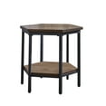 thumbnail image 6 of Steve Silver Ultimo Chocolate Wood Hexagon End Table, 6 of 6