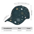 thumbnail image 2 of Salouo Christmas Snowflake for Unisex-Adult Baseball Cap Golf Dad Hat Outdoor Cap Mountain Dad Hat Adjustable Fit Sports Hat for Men & Women, 2 of 6