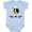 AE-Light Blue, variant on Honey Bee Beekeeper Girls Baby Bodysuit