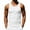 White, variant on Antinious Men Solid Rib Elastic Sleeveless Breathable Outdoor Workout Basic Loose Tank Top