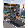 thumbnail image 5 of GARVEE 3.0HP Treadmill,15% Automatic Incline,0.6-8.5 MPH,350 lb Weight Capacity, App Compatible, 2 Workout Programs,LED Display, 5 of 10