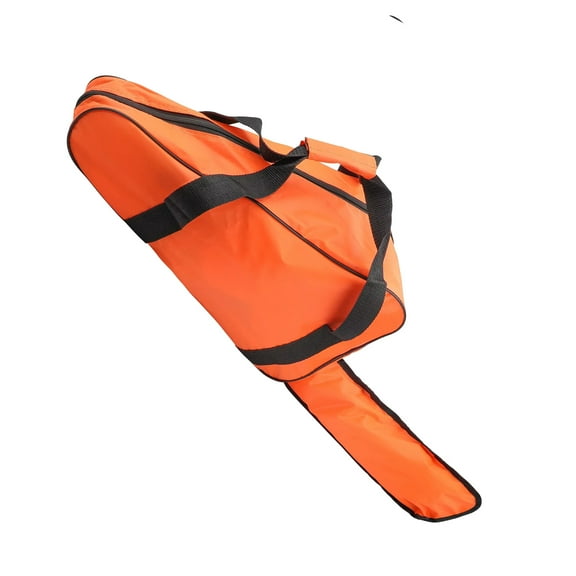 APPLAYERR Waterproof Chainsaw Carrying Bag Orange Oxford for 12 14 16 18 Inch Chainsaws Durable Easy Carry Storage Multi Purpose