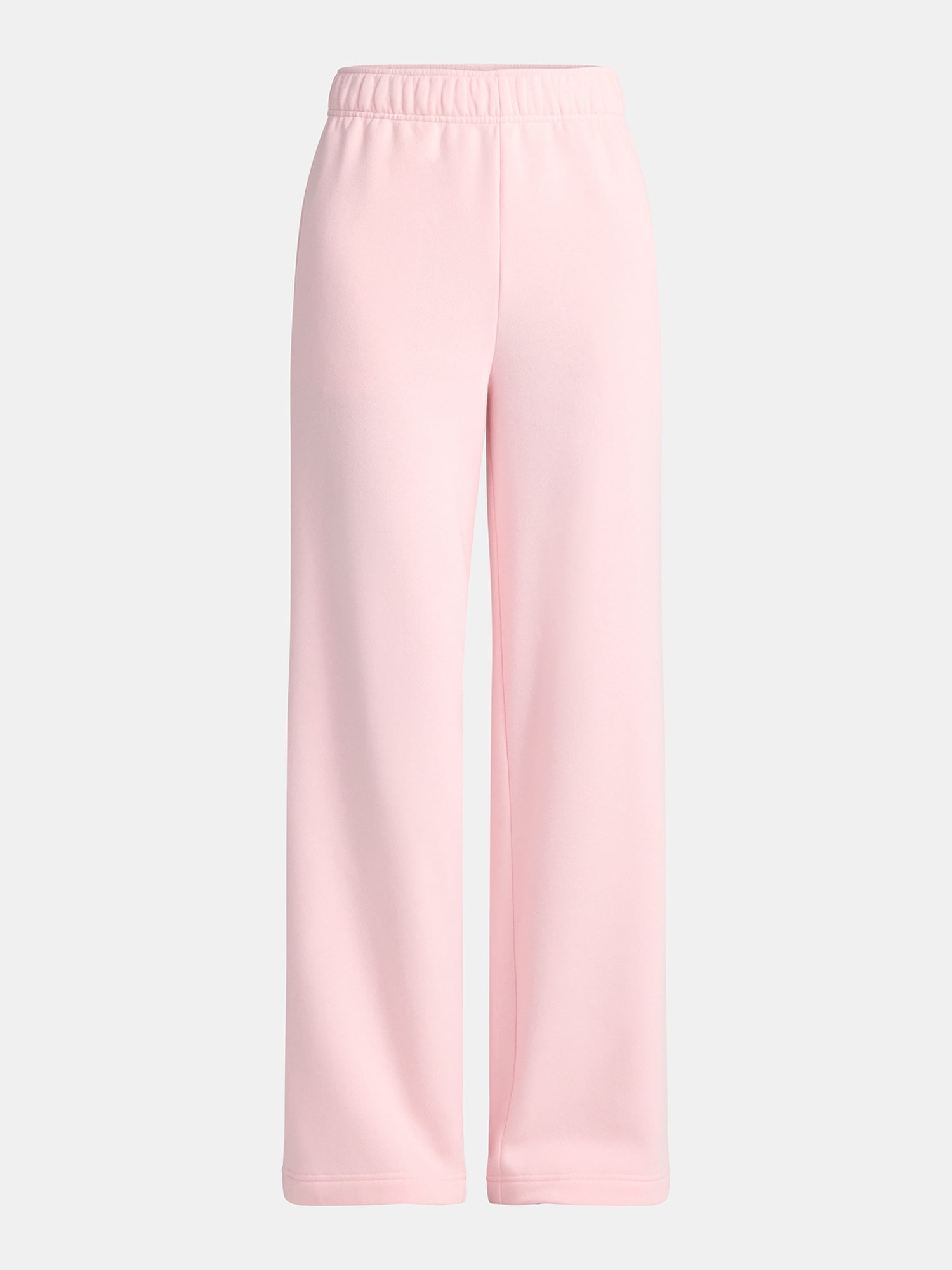 No Boundaries Soft Fleece Wide Leg Pants, 30” Inseam, 1 or 2-Pack, Women’s XXS-4X