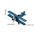 thumbnail image 3 of XUYAN Vintage Airplane Model: Airplane Model Ornament Metal Biplane Plane Home Decor Desktop Decoration for Boys & Girls Birthday Gift, Children's Day Gifts, 3 of 6