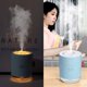 thumbnail image 3 of Humidificador Snow Mountain Humidificador De 500 Ml Humidificador De Luz Nocturna Humidificador Silencioso Humidificador De Escritorio USB, Azul, 3 of 5