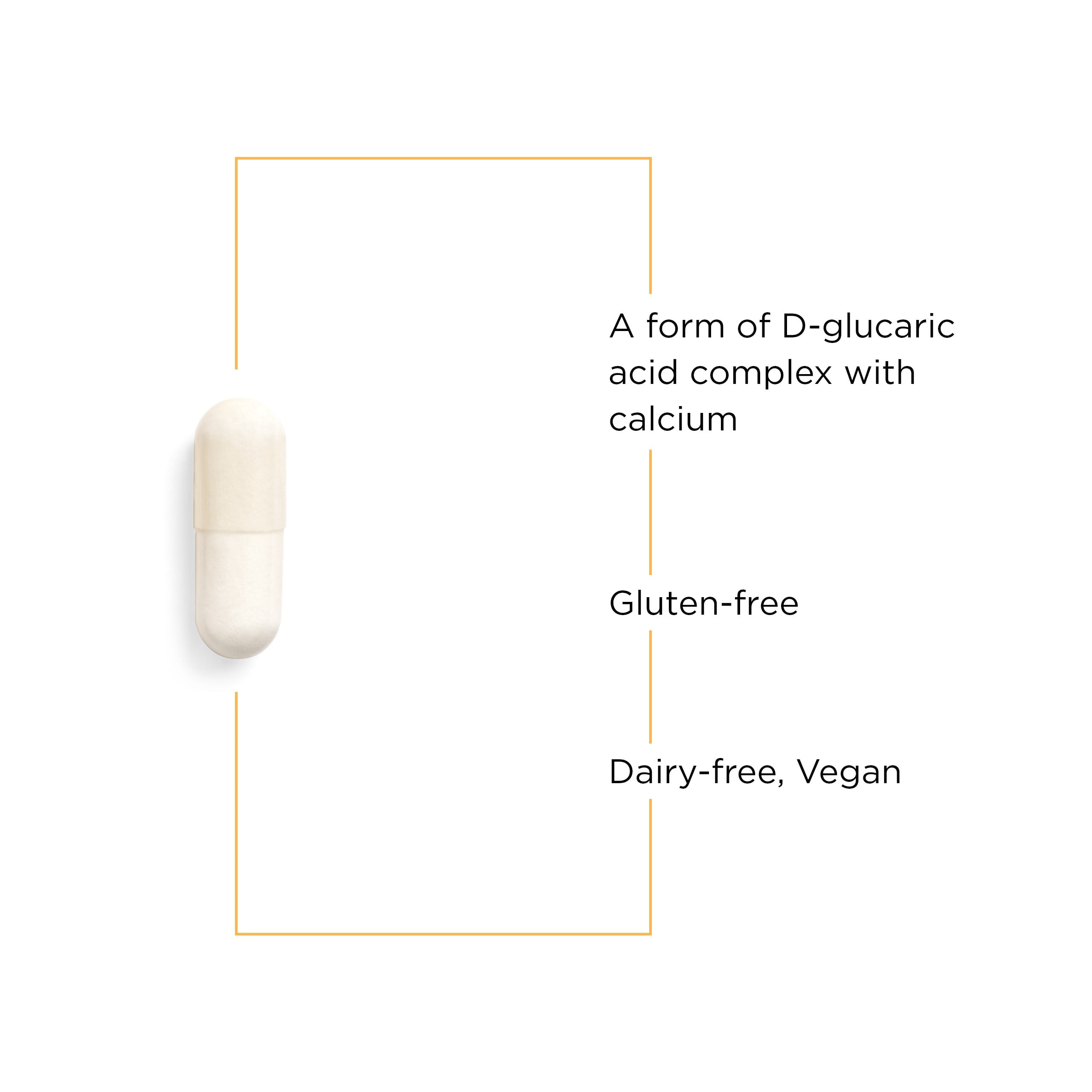Integrative Therapeutics Calcium D-Glucarate, 90 Capsules (30 Servings)