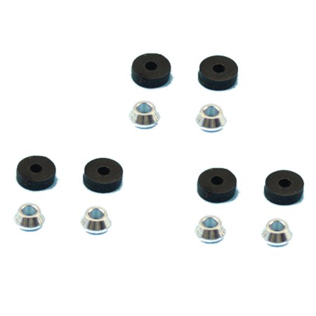 6Pcs Rubber Ring Set for V966 V977 XK K110 K120 RC Helicopter Airplane Drone Spare Parts Accessories