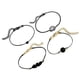 thumbnail image 1 of Pulseras ajustables Jumpingount 4 Uds corazón negro hojas de loto accesorio para el ocio, 1 of 6