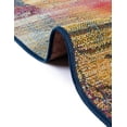 thumbnail image 4 of Unique Loom Outdoor Modern Collection Area Rug - Azera (2' 7" Round Multi/Blue), 4 of 11