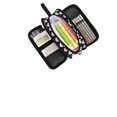 thumbnail image 5 of FORMRS Pencil Case with 3 Compartments School Large Capacity Zipper Pen Pouch Stationery Organizer, Rainbow Heart Pattern, 5 of 8