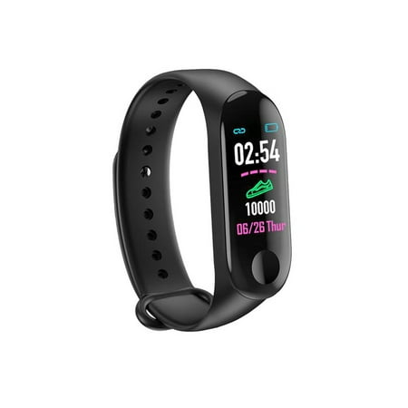 Ornate European Watches - Smart Health Monitor Watch Bracelet Black
