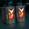 thumbnail image 1 of Enhance Your Audio Experience With The Stylish.0 Multimedia USB Glowing Computer Speaker For Desktops Laptops And Subwoofer Enthusiasts, 1 of 8