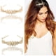 thumbnail image 3 of Diadema de hoja  de pelo de hoja de metal decorativa ligera exquisita para fiesta para mujer ANGGREK Otros, 3 of 7