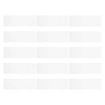 Hemoton  15 Pcs Bookmark Sleeves Clear Blank Bookmarks to Decorate Transparent