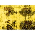 thumbnail image 1 of Ahgly Company Machine Washable Indoor Rectangle Abstract Yellow Modern Area Rugs, 6' x 9', 1 of 4