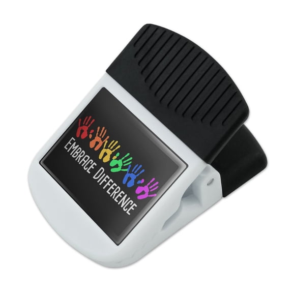 Embrace Difference Autism Hand Prints Refrigerator Fridge Magnet Magnetic Hanging Hook Note Snack Clip