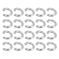 thumbnail image 1 of Unique Bargains 200Pcs Open Jump Rings, 8mm Stainless Steel O Rings, Split Rings Circle Clasp Connecting Ring, Silver, 1 of 7